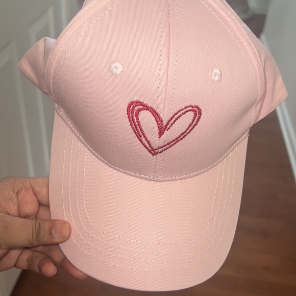 Women Heart Embroidered Casual Style Hat black color,NWOT - Picture 9 of 11